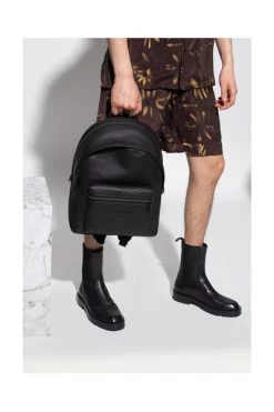 Coach Rugzakken Charter Backpack With Logo Black -Coach Verkoop 001f19931f8811b58a4aa2bda190d0c0