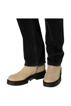 Coach Enkellaarsjes Lacey Suede Ankle Boots Beige -Coach Verkoop 00e2a66712ca8757b39b72000abb736d