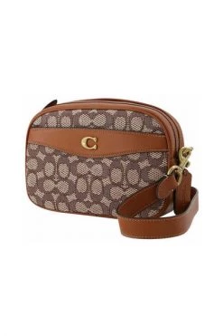 Coach Schoudertassen Camera Bag Brown -Coach Verkoop 03a26a5a9be3a587505e38f0c916400b