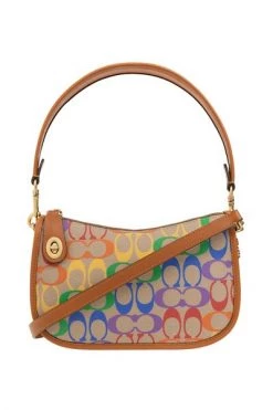 Coach Schoudertassen Swinger Shoulder Bag Brown -Coach Verkoop 05cf0e43622c56d5251e14fd0013860b