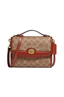 Coach Schoudertassen POCKET Brown -Coach Verkoop 065a19b949a360ad4f39cfe991a0d32c