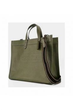 Handtassen Field Tote 40 In Sport Calf With Coach Badge Green -Coach Verkoop 0c94d1c18b158eef6afad5af4270f087
