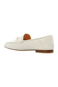 Coach Hanna Leather Loafers Beige