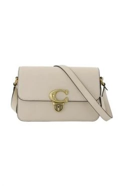 Coach Schoudertassen Cross Body Bags Beige -Coach Verkoop 1416d5925fb51361a6f20d18222f9bba