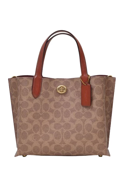 Coach Schoudertassen Willow Bag Brown 6 Coach Schoudertassen Willow Bag Brown - Afbeelding 4