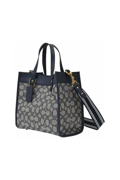 Coach Shoppers Bag Gray 4 Coach Shoppers Bag Gray - Afbeelding 2