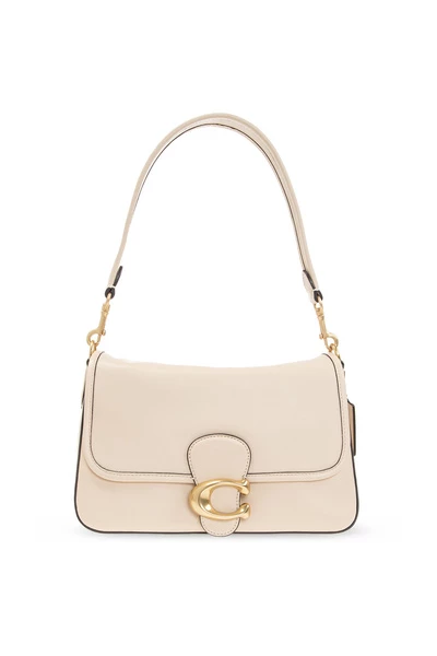 Coach Schoudertassen Soft Tabby Shoulder Bag Beige 4 Coach Schoudertassen Soft Tabby Shoulder Bag Beige - Afbeelding 2