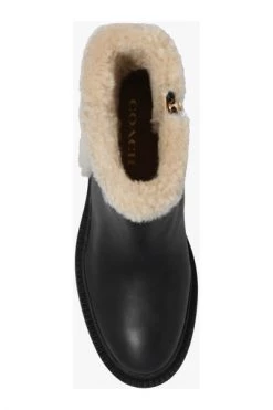 Coach Enkellaarsjes ‘ane Leather Ankle Boots Black