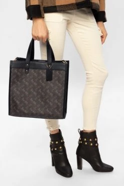 Coach Shoppers Field Tote Bag Black -Coach Verkoop 1f2b8d3a7fb7017afe21a752d6094a5f