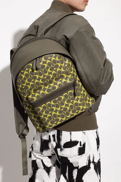 Coach Rugzakken Charter Backpack Green 4 Coach Rugzakken Charter Backpack Green - Afbeelding 2