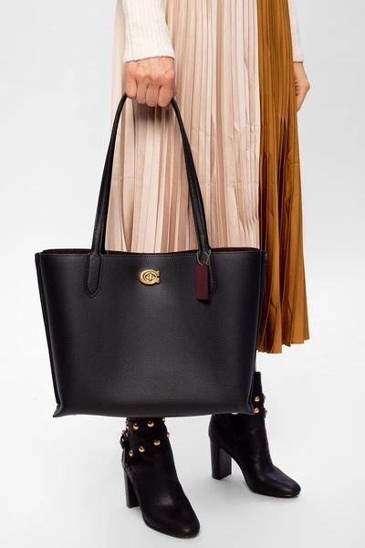 Coach Shoppers ‘Willow’ Shopper Bag Black 4 Coach Shoppers ‘Willow’ Shopper Bag Black - Afbeelding 2