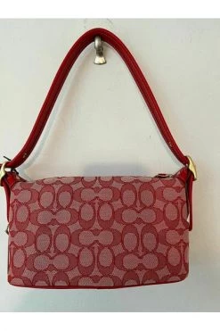 Coach Aktetassen Bags Red