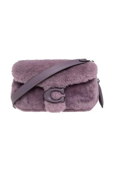 Coach Schoudertassen ‘Pillow Tabby 18’ Shearling Shoulder Bag Purple 8 Coach Schoudertassen ‘Pillow Tabby 18’ Shearling Shoulder Bag Purple - Afbeelding 6