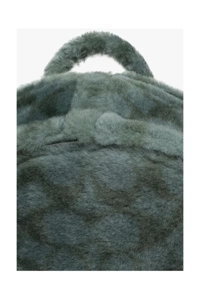 Coach Rugzakken ‘Charter’ Shearling Backpack Green 4 Coach Rugzakken ‘Charter’ Shearling Backpack Green - Afbeelding 2