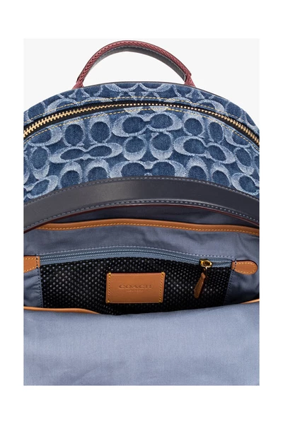 Coach Rugzakken Backpack Blue 6 Coach Rugzakken Backpack Blue - Afbeelding 4