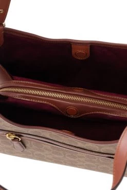 Coach Schoudertassen Lori Shoulder Bag Brown -Coach Verkoop 3b2af31c488888265f9fb4e73a48b80b