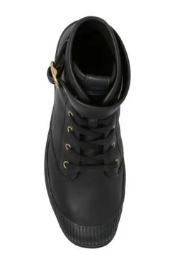 Coach Enkellaarsjes Trooper Leather Boots Black -Coach Verkoop 3b5050710ca1b00bef0a9707b27d3a90