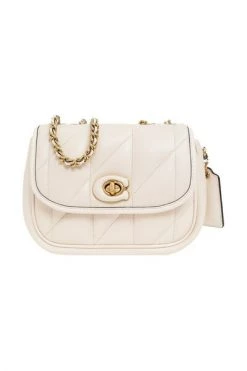 Coach Schoudertassen Pillow Madison 18 Shoulder Bag Beige