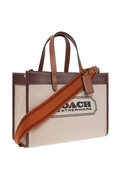 Coach Shoppers Shoulder Bag With Logo White 17 Coach Shoppers Shoulder Bag With Logo White - Afbeelding 4