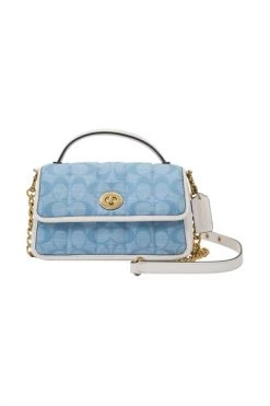 Coach Schoudertassen Bag Blue -Coach Verkoop 48549621b7c43b92ef0498de65a26a76