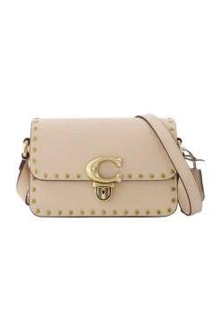 Coach Schoudertassen Cross Body Bags Beige -Coach Verkoop 49981349e8569a118544cbf63c72c036