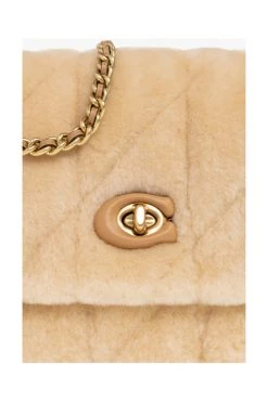 Coach Schoudertassen Cross Body Bags Beige -Coach Verkoop 49b5c21da4ee893f42b5ff4d1b7056f0