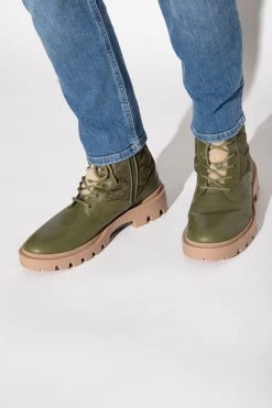 Coach Laarzen Lace-up Boots Green -Coach Verkoop 4c77e331d3abefc2a3a8bbb8aa310704