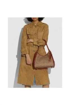 Coach Schoudertassen Lori Shoulder Bag In Canvas Brown -Coach Verkoop 4ccce8daabb80f58bffe68b95a43e07e