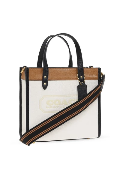 Coach Shoppers Field Shoulder Bag Beige 6 Coach Shoppers Field Shoulder Bag Beige - Afbeelding 4