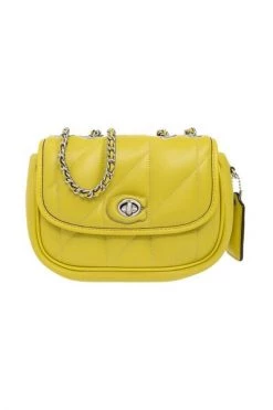 Coach Schoudertassen Pillow Madison 18 Shoulder Bag Yellow -Coach Verkoop 4f0a1bdcf1009fed004ba550ba3c3492