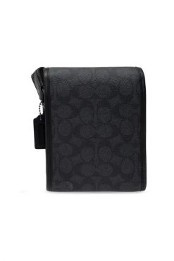 Coach Schoudertassen Shoulder Bag With Logo Black -Coach Verkoop 4f93cc9ab8ae2648d4699d93ab91ded1