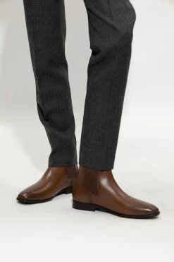 Coach Laarzen ‘Metropolitan’ Leather Ankle Boots Brown -Coach Verkoop 50a80f2004c0107f2eb7a1896ea3c327