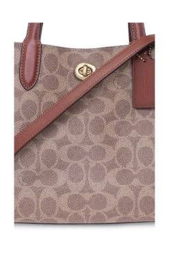 Coach Schoudertassen Cross Body Bags Brown