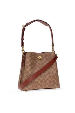 Coach Schoudertassen Willow Shoulder Bag Brown