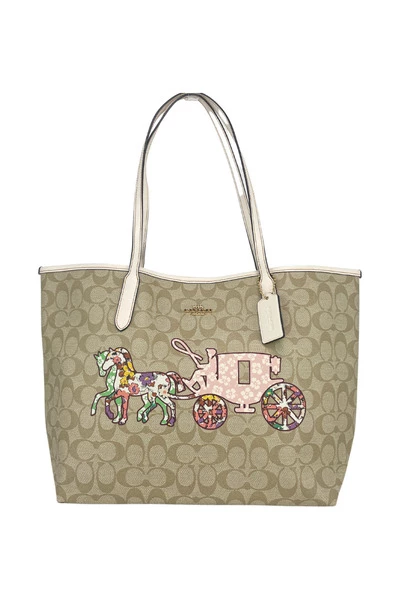 Coach Schoudertassen Shoulder Bags Green 5 Coach Schoudertassen Shoulder Bags Green - Afbeelding 3