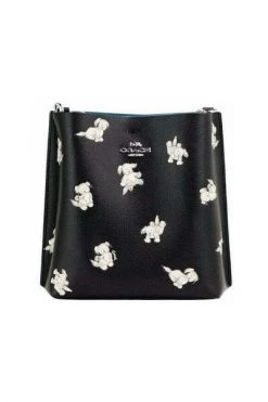 Coach Shoppers Tote Bags Black