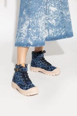 Coach Enkellaarsjes Ankle Boots Blue -Coach Verkoop 5a7d7211708f8f2b7c3b567753f197ad