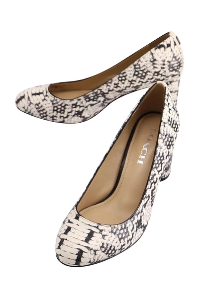 Coach Pumps Heels White 4 Coach Pumps Heels White - Afbeelding 2