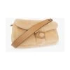 Coach Schoudertassen Pillow Tabby 26 Shearling Shoulder Bag Beige