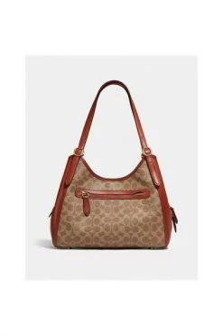 Coach Schoudertassen Lori Shoulder Bag In Canvas Brown -Coach Verkoop 6706857173a0a79feb0fe98d66e244da 1