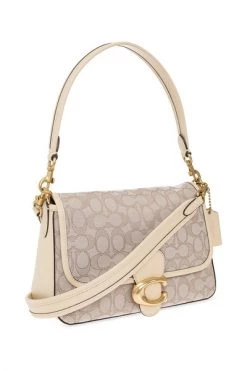 Coach Schoudertassen Sig Jaq Soft Shoulder Bag Beige -Coach Verkoop 6722ea8a7be8033184ad369bcfaf0301