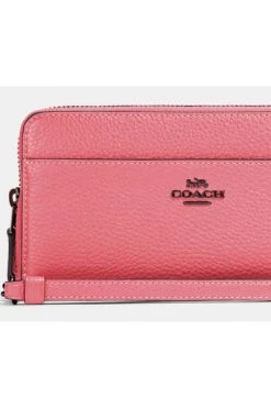 Coach Portefeuilles Zip Wristlet Wallet Pink -Coach Verkoop 676d697c5e5151a6ba2727218ab85dbc