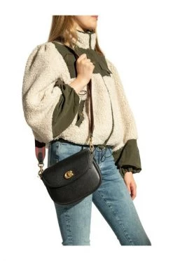 Coach Schoudertassen Willow Saddle Shoulder Bag Black