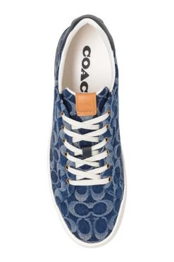 Coach Lowline Sneakers Blue -Coach Verkoop 6f2cc674f93dc8ea8a607bfac6b24eb0