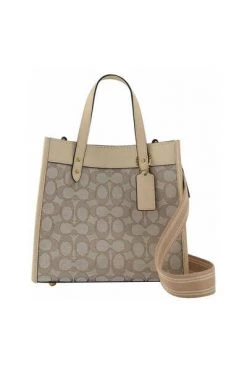 Coach Shoppers Tote Bag Beige -Coach Verkoop 6fe3014b6331138b726951bd3f15d8fa