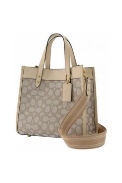 Coach Shoppers Tote Bag Beige -Coach Verkoop 7230970a5c7dfcdbb7f8834ec1664350