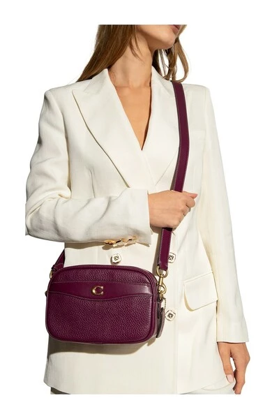 Coach Schoudertassen Camera Shoulder Bag Purple 6 Coach Schoudertassen Camera Shoulder Bag Purple - Afbeelding 4
