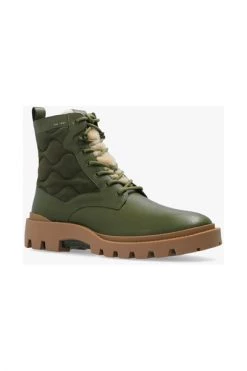 Coach Laarzen Lace-up Boots Green -Coach Verkoop 77374d8ccd2c00fb644e78cee9fa05f0