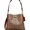 Coach Schoudertassen POCKET Brown