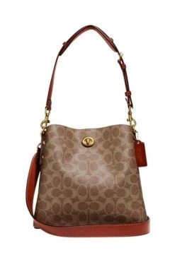 Coach Schoudertassen POCKET Brown